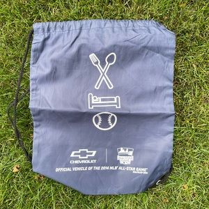 Navy Eat Sleep Baseball ASG Drawstring Bag